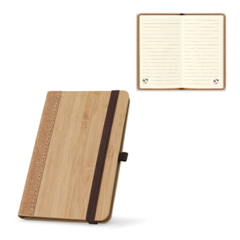 Caderno Personalizado Folha de Bambu SP93657 Brindes Personalizados