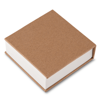 Caderno Personalizado Kraft 5 Blocos Autocolantes ASIBL030 Brindes Personalizados