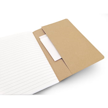 Caderno Personalizado Kraft Reciclado Sustentável MSP93439 Brinde Personalizado