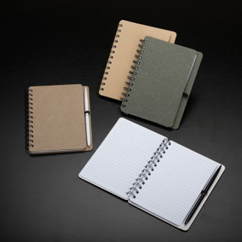 Caderno Personalizado  Kraft X02601 Brindes Personalizados
