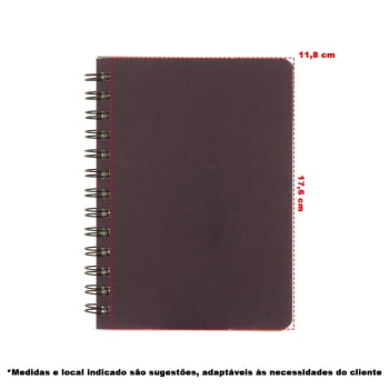 Caderno Personalizado  Kraft X14919 Brinde Personalizado