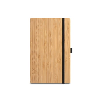 Caderno Personalizado Moleskine Capa Bambu Sustentável MSP93582 Brinde Personalizado