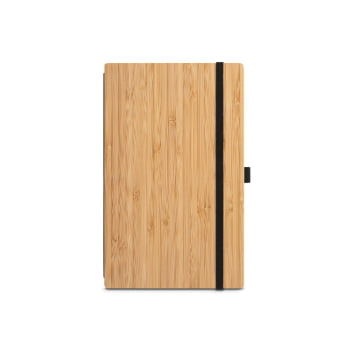 Caderno Personalizado Moleskine Capa Bambu Sustentável MSP93582 Brinde Personalizado
