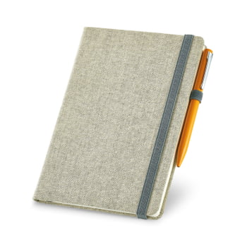 Caderno Personalizado Moleskine Capa Dura Poliéster 96 Folhas MSP93725 Brinde Personalizado