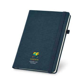 Caderno Personalizado Moleskine Capa Dura Poliéster 96 Folhas MSP93725 Brinde Personalizado