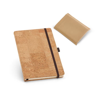 Caderno Personalizado Moleskine Cortiça Sustentável MSP93730 Brindes Personalizados