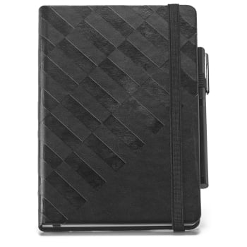 Caderno Personalizado Moleskine Couro Sintético 128 Folhas MSP93596 Brinde Personalizado