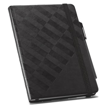 Caderno Personalizado Moleskine Couro Sintético 128 Folhas MSP93596 Brinde Personalizado