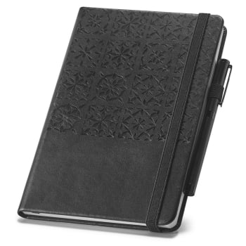 Caderno Personalizado Moleskine Couro Sintético 128 Folhas MSP93737 Brindes Personalizados