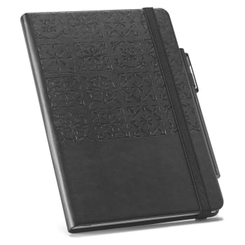 Caderno Personalizado Moleskine Couro Sintético 128 Folhas MSP93737 Brindes Personalizados