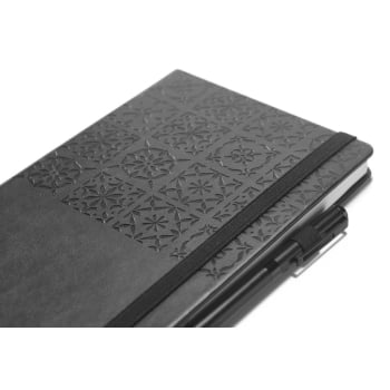 Caderno Personalizado Moleskine Couro Sintético 128 Folhas MSP93737 Brindes Personalizados