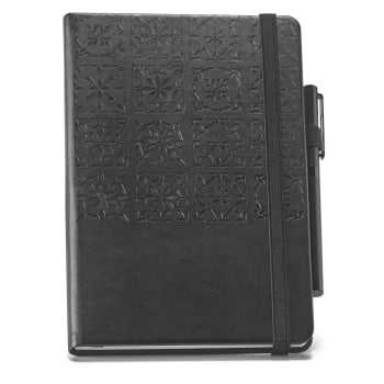 Caderno Personalizado Moleskine Couro Sintético 128 Folhas MSP93737 Brindes Personalizados