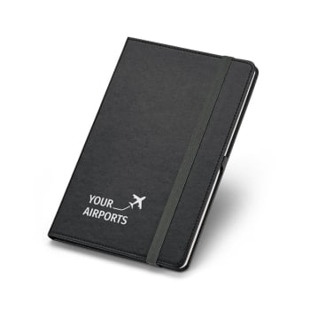 Caderno Personalizado Moleskine Couro Sintético MSP93497 Brinde Personalizado