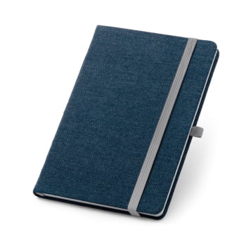 Caderno Personalizado Moleskine Tecido tipo Jeans MSP93594 Brindes Personalizados