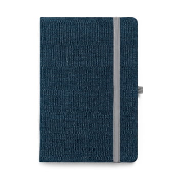 Caderno Personalizado Moleskine Tecido tipo Jeans MSP93594 Brindes Personalizados