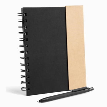 Caderno Personalizado Papelão Sustentável SMLE-33101 Brindes Personalizados