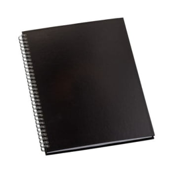 Caderno Personalizado Percalux Preto LU314L Brinde Personalizado
