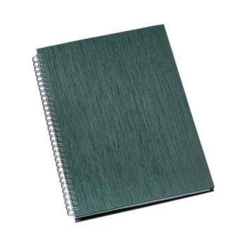 Caderno Personalizado Percalux Verde LU304L Brindes Personalizados