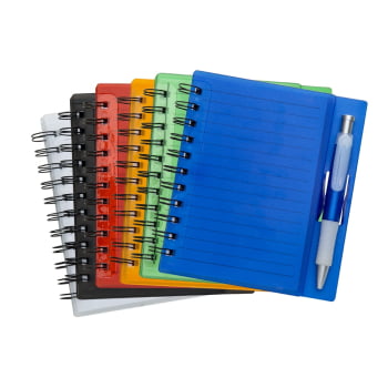 Caderno Personalizado  Plástico X11193 Brinde Personalizado