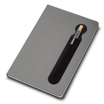 Caderno Personalizado Poliuretano ASICAD130 Brindes Personalizados