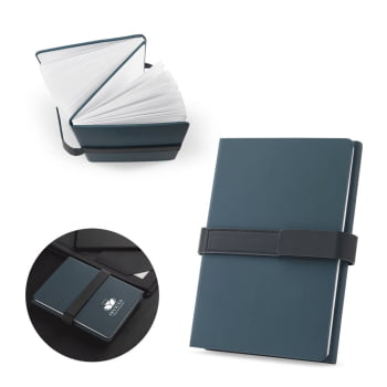 Caderno Personalizado Poliuretano Sustentável SP53654 Brindes Personalizados