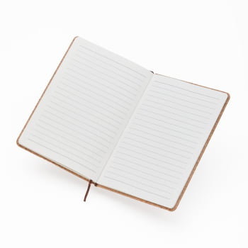 Caderno Personalizado Tipo Moleskine Cortiça X18747 Brinde Personalizado