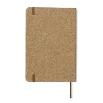 Caderno Personalizado Tipo Moleskine Cortiça X18747 Brinde Personalizado