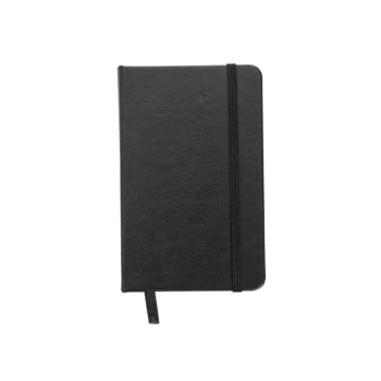 Caderno Personalizado Tipo Moleskine Couro Sintético X12595N Brinde Personalizado