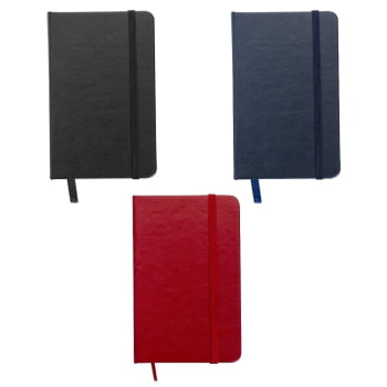 Caderno Personalizado Tipo Moleskine Couro Sintético X12595SN Brindes Personalizados