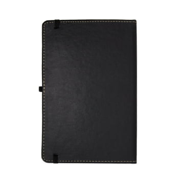 Caderno Personalizado Tipo Moleskine Couro Sintético X14885 Brinde Personalizado
