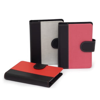 Caderno Personalizado Tipo Moleskine Couro Sintético X15063 Brindes Personalizados
