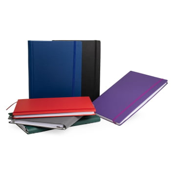 Caderno Personalizado Tipo Moleskine Couro Sintético X15156 Brinde Personalizado