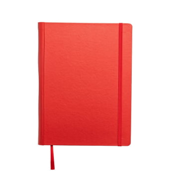 Caderno Personalizado Tipo Moleskine Couro Sintético X15156 Brinde Personalizado