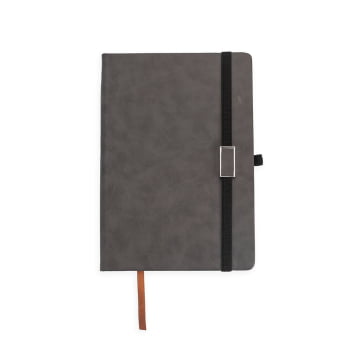 Caderno Personalizado Tipo Moleskine Emborrachado X03002 Brinde Personalizado