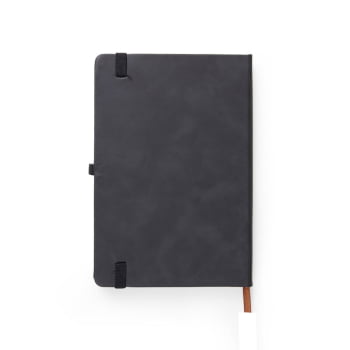 Caderno Personalizado Tipo Moleskine Emborrachado X03002B Brinde Personalizado