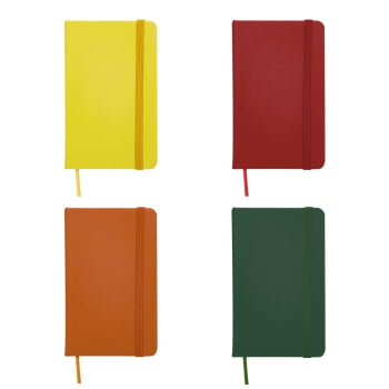 Caderno Personalizado Tipo Moleskine Emborrachado X12513SN Brindes Personalizados