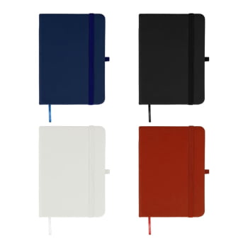 Caderno Personalizado Tipo Moleskine Emborrachado X12514N Brinde Personalizado