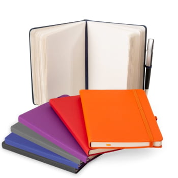 Caderno Personalizado Tipo Moleskine Emborrachado X14429S Brinde Personalizado