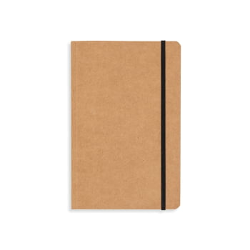 Caderno Personalizado Tipo Moleskine Kraft X03013 Brinde Personalizado