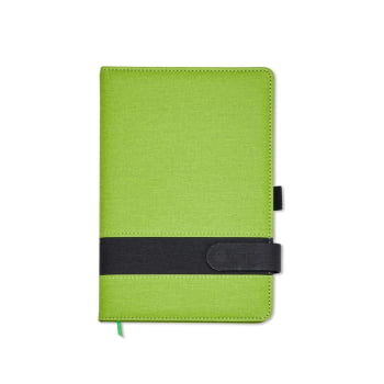 Caderno Personalizado Tipo Moleskine Linho Porta Caneta X06102 Brinde Personalizado