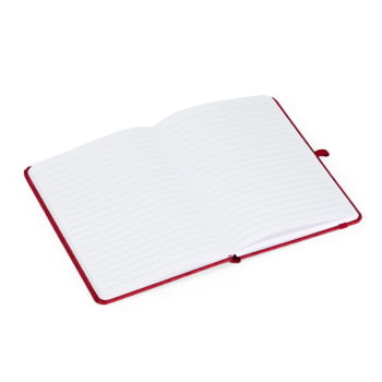 Caderno Personalizado Tipo Moleskine Linho Porta Caneta X06104 Brindes Personalizados