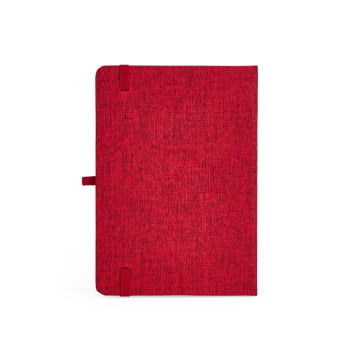 Caderno Personalizado Tipo Moleskine Linho Porta Caneta X06104 Brindes Personalizados