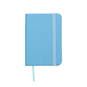 Caderno Personalizado Tipo Moleskine Sintética Brilhante X03024 Brinde Personalizado