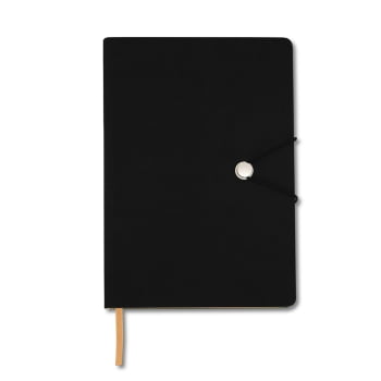 Caderno Personalizado Tipo Moleskine Sintético X18519 Brindes Personalizados