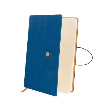 Caderno Personalizado Tipo Moleskine Sintético X18519 Brindes Personalizados