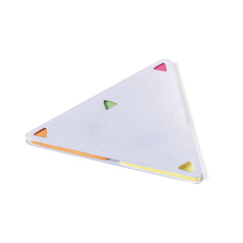 Caderno Personalizado Triangular 4 Blocos Adesivados SP93794 Brindes Personalizados