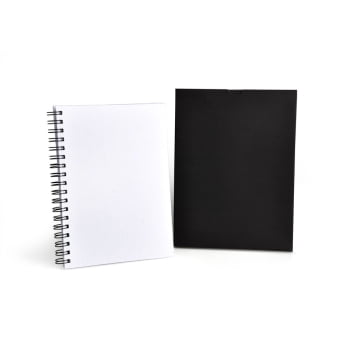 Caderno Personalizado Wire-O Branco SMLE-30600 Brindes Personalizados