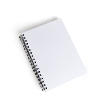 Caderno Personalizado Wire-O Branco SMLE-30600 Brindes Personalizados