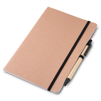 Caderno Personalizado Kraft ASICAD005 Brinde Personalizado