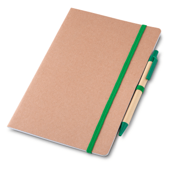 Caderno Personalizado Kraft ASICAD005 Brinde Personalizado
